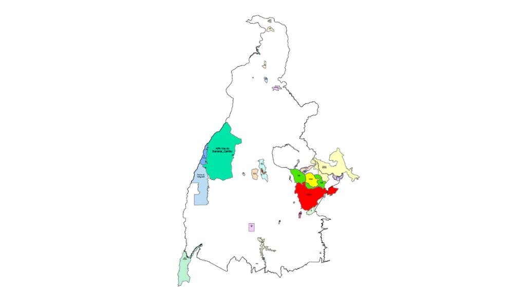 Mapas georreferenciados das unidades de conservação para uso em dispositivos móveis (smartphones e tablets)